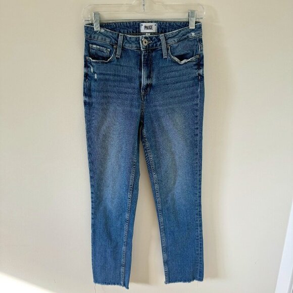 Paige Hoxton Slim Raw Hem Jean Women's 27 - Picture 1 of 13